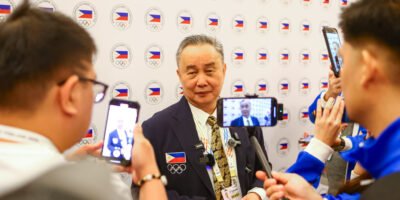 Philippine Olympic Committee president Abraham “Bambol” Tolentino [POC photo]