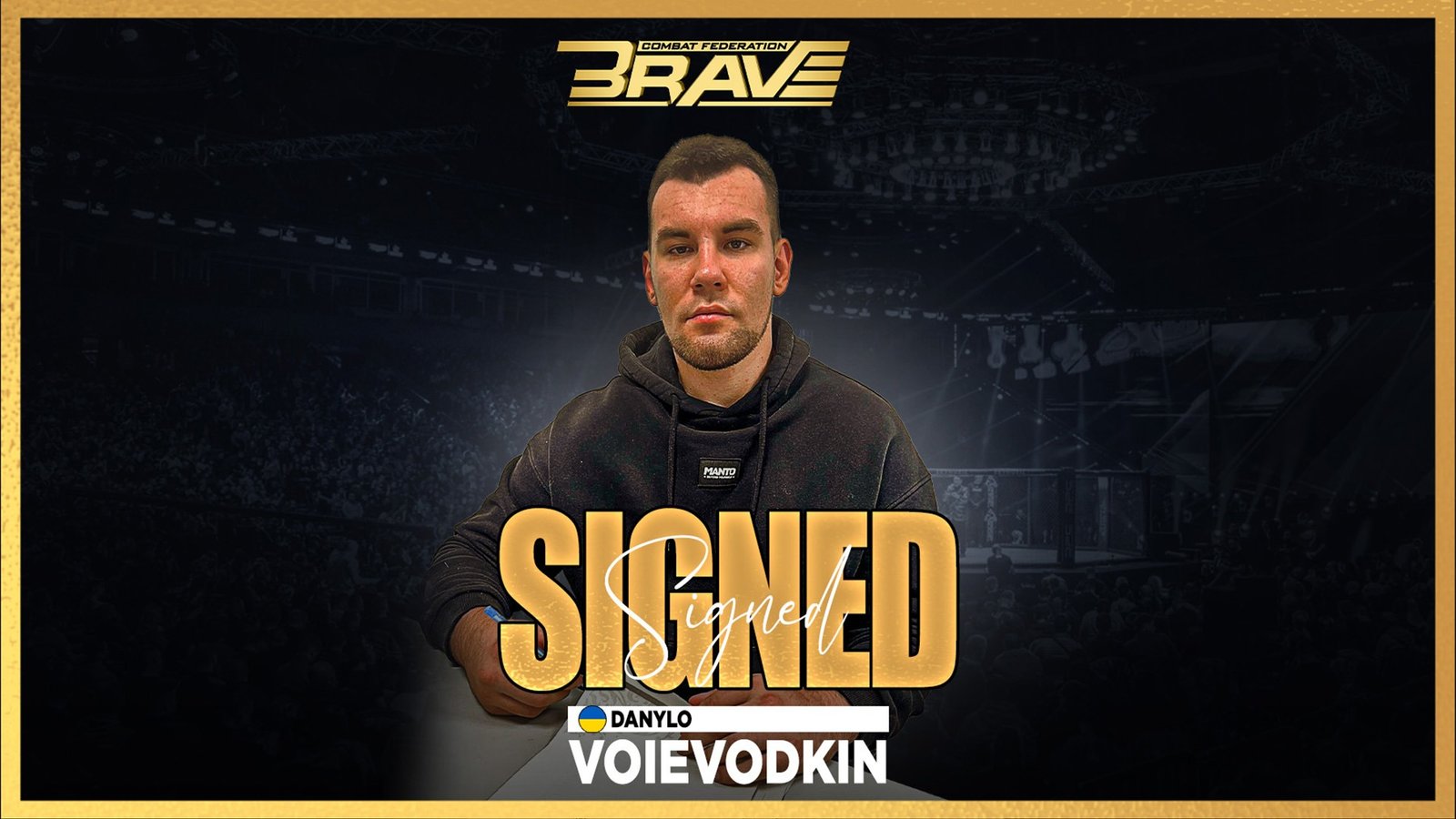 BRAVE Combat Federation signs unbeaten Ukrainian heavyweight Danylo Voievodkin