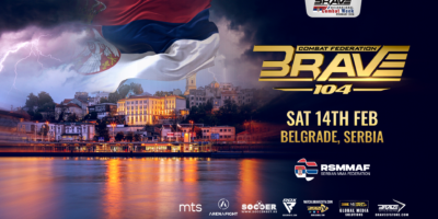 BRAVE CF returns to Belgrade for BRAVE CF 104, kicking off International Combat Week.