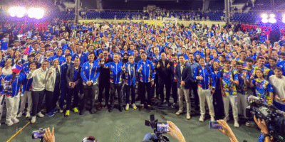 Officials ensure Team Philippines is ready for the SEA Games kickoff. [POC photo]