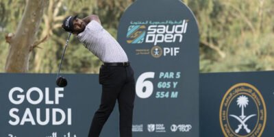 Saptak Talwar sets a course record with eight-under 64 to lead the Saudi Open [Asian Tour photo]