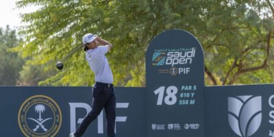 Jack Thompson during his seven-under 65 at the Saudi Open. [Asian Tour photo]