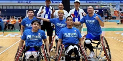 The men’s final was a hard-fought match with the Pilipinas Warriors taking silver against Thailand [photo credit: Francis Diaz Facebook]