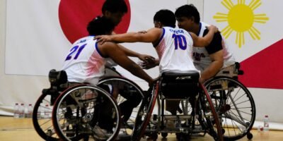 The Philippine wheelchair 3x3 team prepares for action at the ASEAN Para Games in Thailand. [PSC file photo]