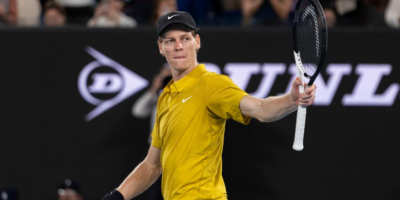 Jannik Sinner battles through extreme heat during his third-round match in Melbourne. [photo credit: Xinhua]