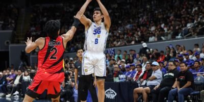 Calvin Oftana rises for a three-pointer during his 29-point explosion in TNT’s Game 4 win over San Miguel Beer. [PBA Images]