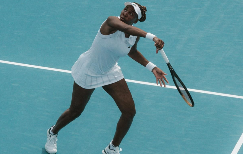 Venus Williams showed flashes of brilliance despite an opening-round loss at the ASB Classic in Auckland. [Venus Williams Instagram]