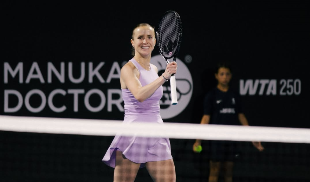 The tiebreak in the second set highlights Svitolina’s mental toughness. [photo credit: ASB Classic Instagram]