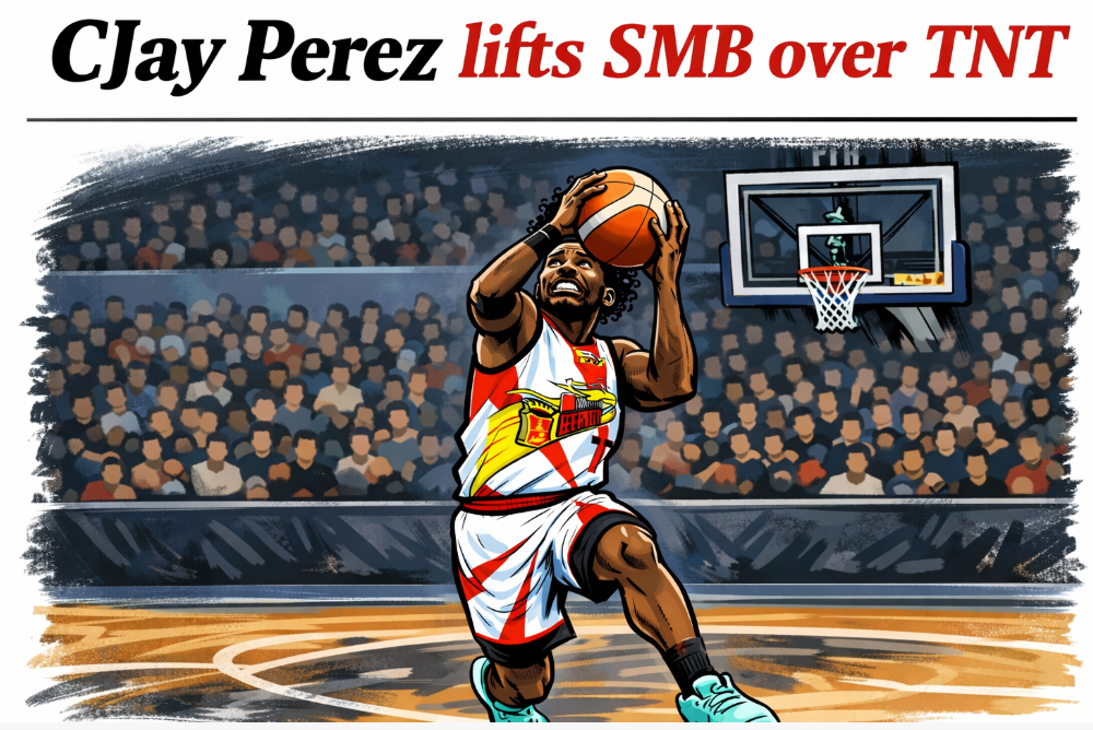 One quarter. Seventeen points. Total control. CJ Perez flipped the script in Game 3.