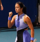 Alex Eala shrugs off injury scare to win historic opener at Philippine Women’s Open