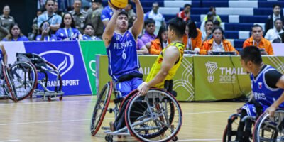 The Pilipinas Warriors compete during the 13th ASEAN Para Games. [PSC photo]