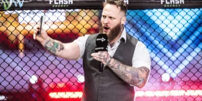 Phil Campbell during a live BRAVE CF broadcast.