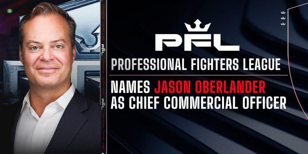 Oberlander will lead global partnerships and sponsorship initiatives for the Professional Fighters League.