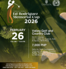 Ed Rodriguez Memorial Cup returns February 26, 2026