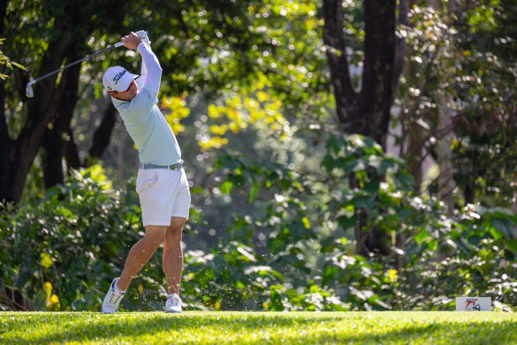 Sarut Vongchaisit during the opening round of the Philippine Golf Championship at Wack Wack. [Asian Tour photo]