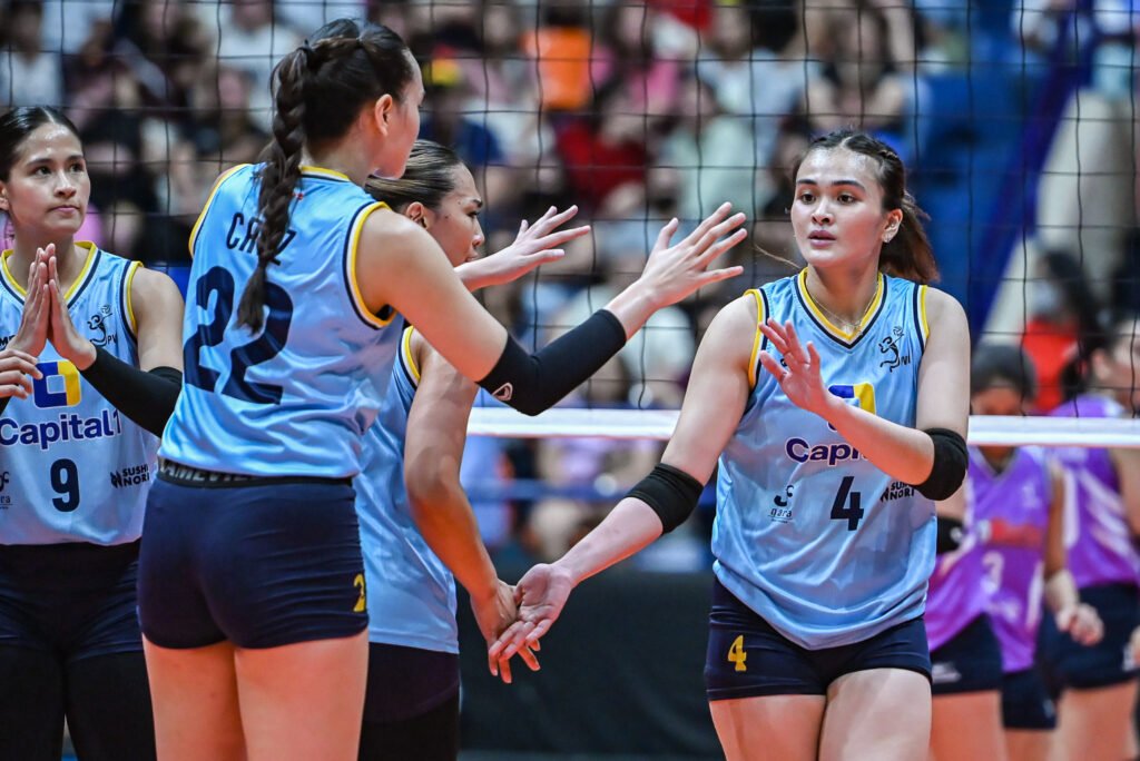 Bella Belen during Capital1’s PVL All-Filipino Conference match at FilOil Playtime Centre. [PVL Images]