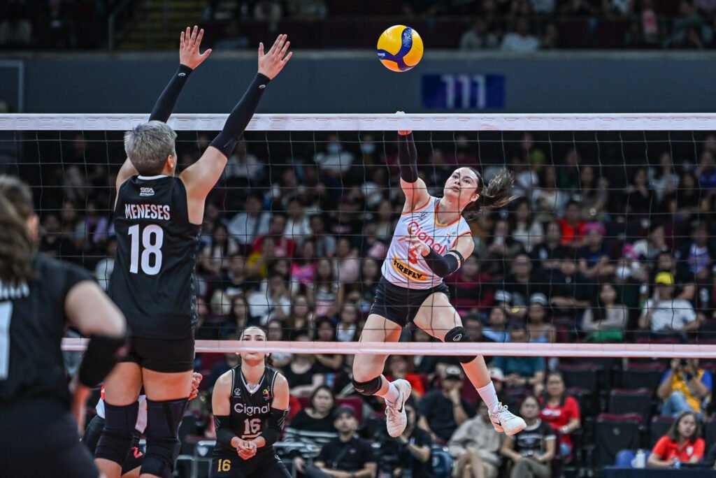 Vanie Gandler dominates the match with a triple-double performance. [PVL Images]