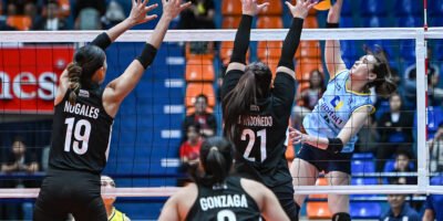 Bella Belen during Capital1’s match against the Thunderbelles. [PVL Images]