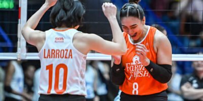 Jolina dela Cruz delivers a strong offensive performance for the Foxies. [PVL Images]