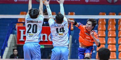 Alche Gupiteo delivers in his standout debut for Criss Cross. [Spikers Turf photo]