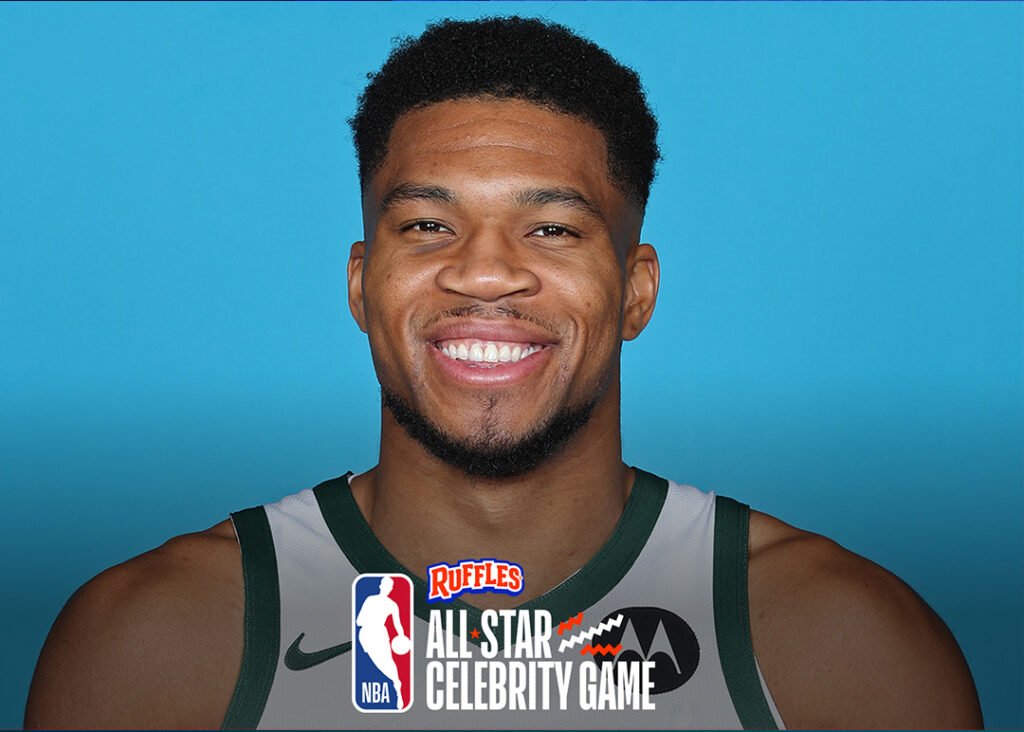 Giannis Antetokounmpo joins fellow coaches ahead of All-Star Weekend.