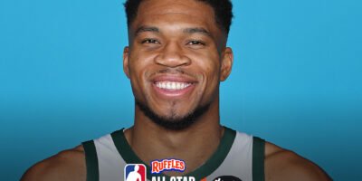 Giannis Antetokounmpo joins fellow coaches ahead of All-Star Weekend.
