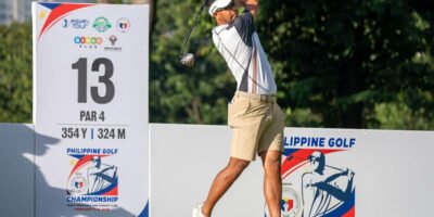 A strong Filipino contingent tees off in the inaugural Philippine Golf Championship. [Asian Tour photo]