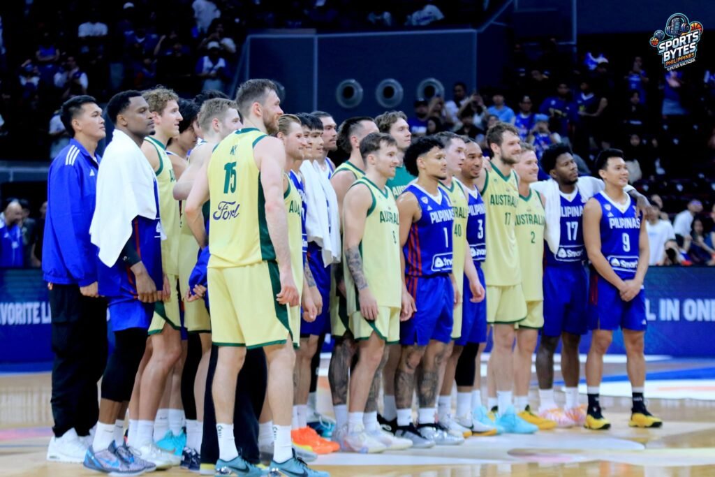 Gilas Pilipinas fought hard but fell to Australia 93-66. [photo credit: Peter Baltazar]