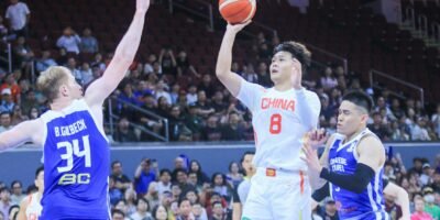 China closes Window 2 strong with a 100-93 win over Chinese Taipei. [photo credit: Peter Baltazar]