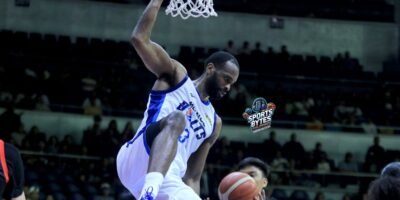 Marvin Jones dominates with a double-double performance. [photo credit: Peter Baltazar]