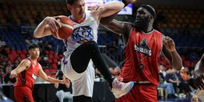 Robert Bolick erupts in the fourth quarter and drills the clutch shot as NLEX escapes Blackwater in a tight Commissioner’s Cup battle. [PBA Images]