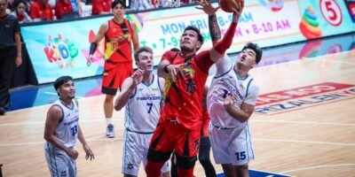 June Mar Fajardo dominates with 27 points and 17 rebounds for San Miguel. [PBA Images]