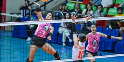 Fifi Sharma powers Akari’s comeback with a critical quick attack in the fifth set against Cignal. [PVL Images]