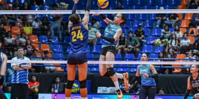 Jean Asis powers the Highrisers with 17 points, including crucial blocks and aces. [PVL Images]