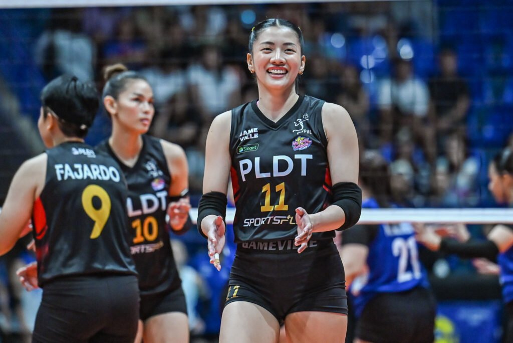 Kim Dy earned Best Player of the Game honors after leading PLDT to a 25-23, 25-23, 25-13 sweep of ZUS Coffee. [PVL Images]
