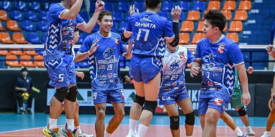 3B edges VNS in five sets to stay competitive in the Spikers’ Turf Open Conference. [Spikers Turf photo]