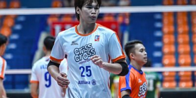 Gupiteo powers Criss Cross with scoring, reception, and digs in his debut match against VNS Always Bright Laticrete. [Spikers Turf photo]