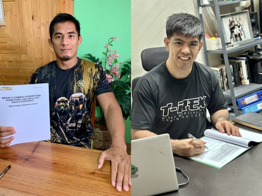 Loman and Zamboanga together, representing Filipino MMA pride.