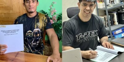 Loman and Zamboanga together, representing Filipino MMA pride.