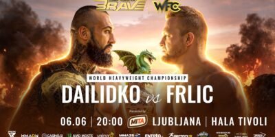 The title clash is set for Hala Tivoli in Ljubljana, Slovenia.