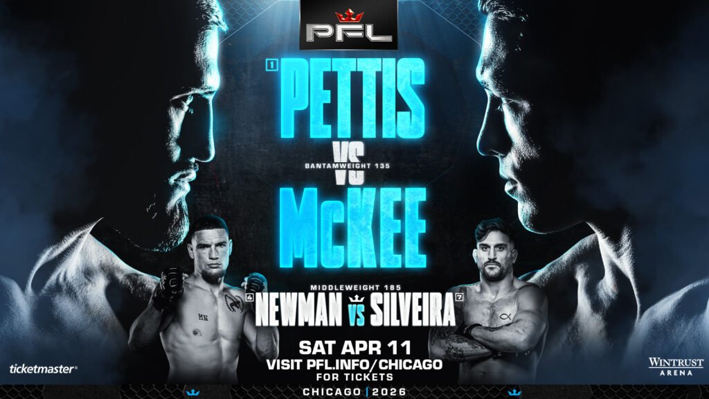 Sergio Pettis faces undefeated Mitch McKee in PFL Chicago’s main event at Wintrust Arena.
