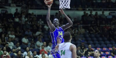 Bol Bol powers TNT with a dominant 37-point, 14-rebound performance against Macau. [photo credit: Peter Baltazar]