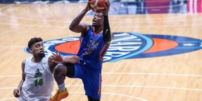 Cady Lalanne dominates with a double-double for NLEX. [PBA Images]