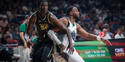 Bol Manute Bol dominates inside with a powerful finish against Terrafirma [PBA Images]