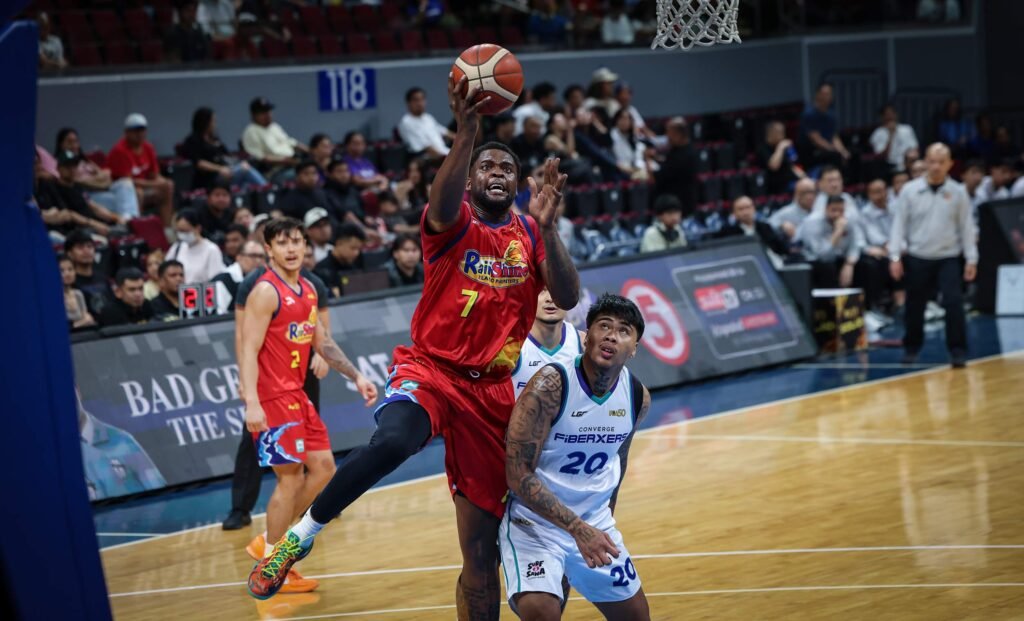 Jaylen Johnson with a dominant 35-point, 21-rebound performance [PBA Images]