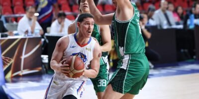 Robert Bolick delivers in the clutch as NLEX survives Maverick Ahanmisi and Terrafirma to book a quarterfinals spot in the PBA Commissioner’s Cup. [PBA Images]