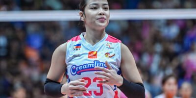 Jema Galanza rises to the top of the outside hitter category in the latest fan voting update. [PVL Images]