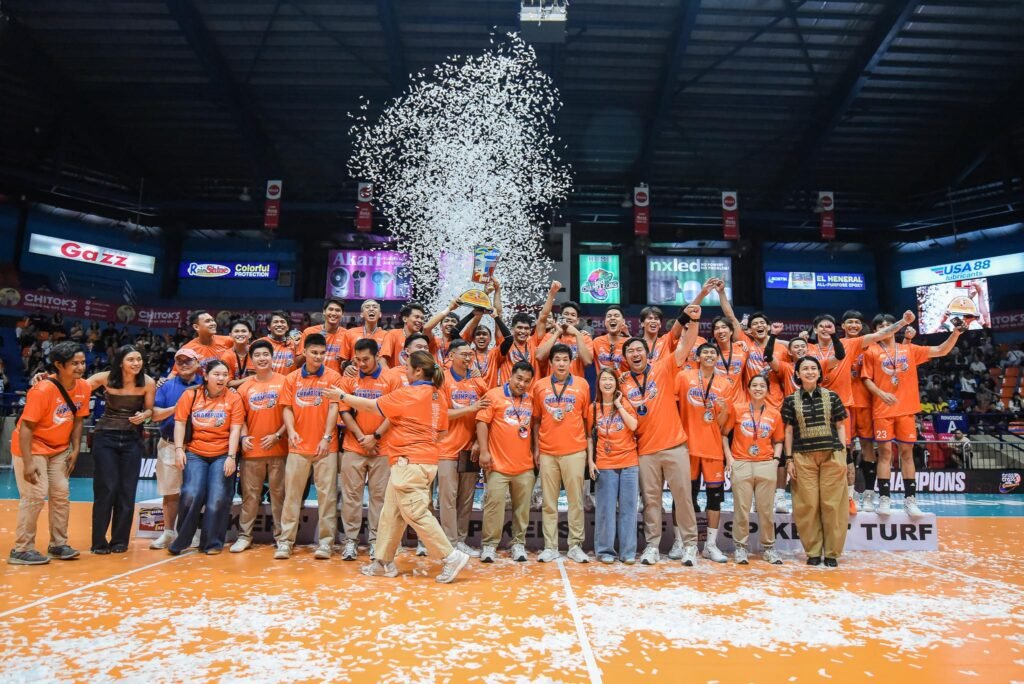Criss Cross stands tall once again, capturing the Spikers’ Turf Open Conference crown after a gritty win over Savouge. [Spikers Turf photo]