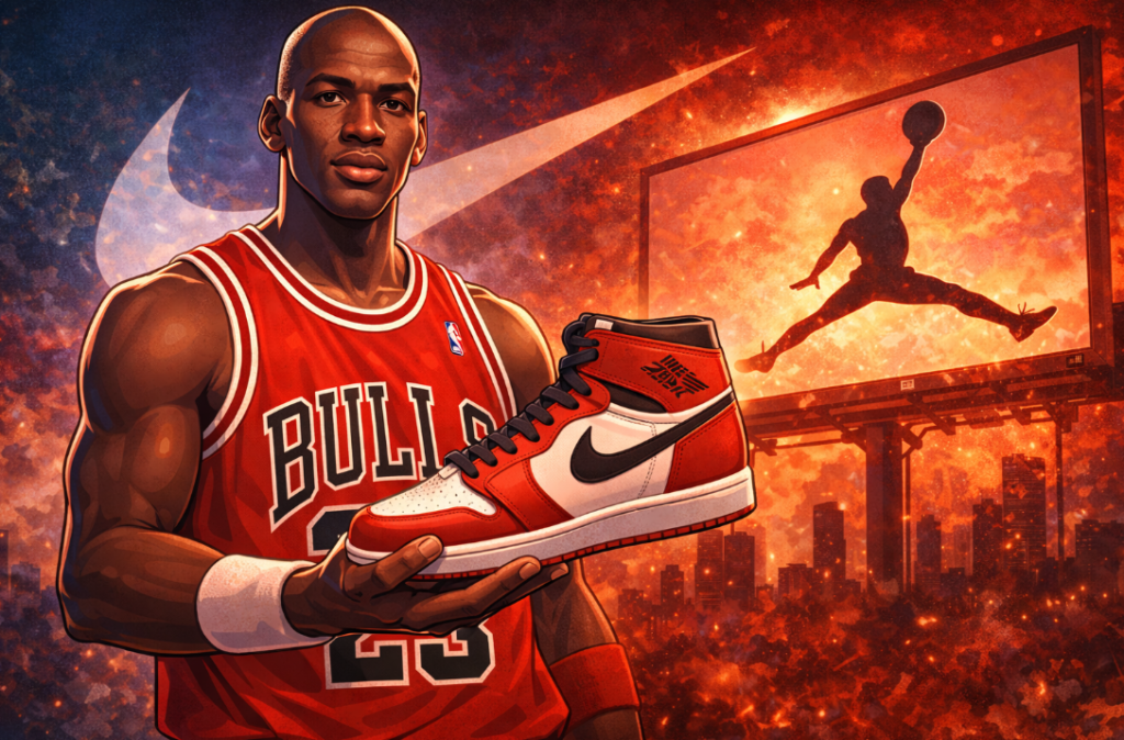 The Air Jordan line redefined athlete-driven branding in sports.