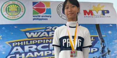 Juliana Vernice Garcia at the WAP-PSC qualifier in Cauayan City [PSC photo]